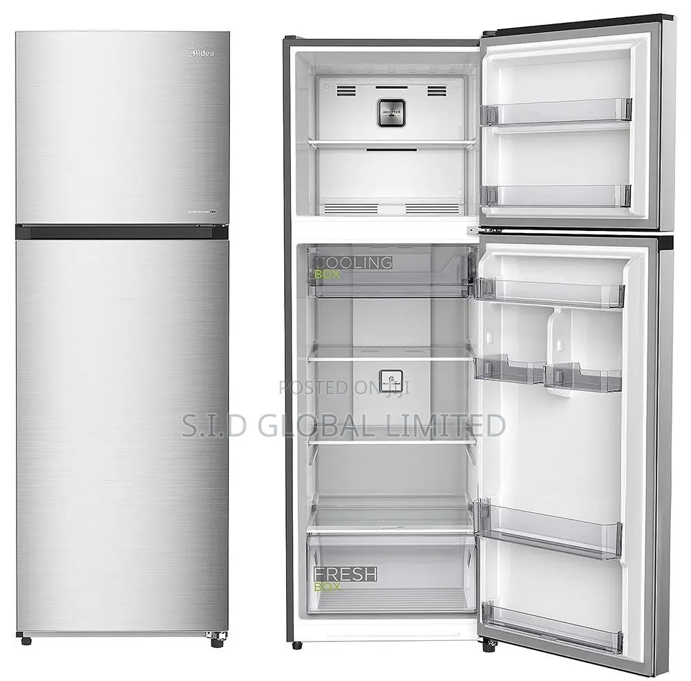 Opt Better MIDEA-173LTR-DOUBLE-DOOR-TOP-MOUNT-FRIDGE