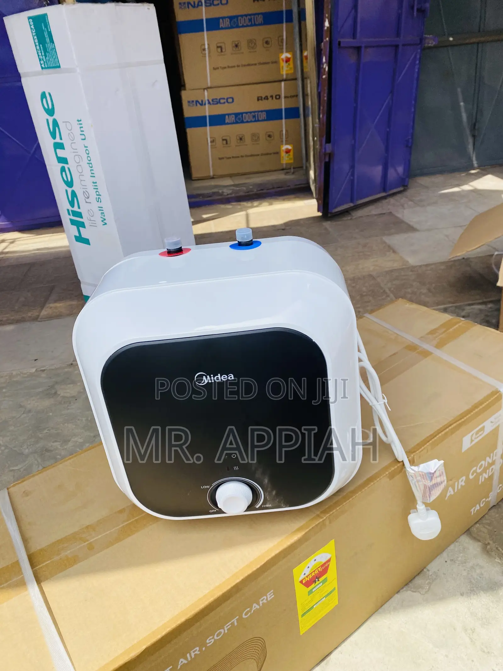 Check Out Authentic Midea 15L Electric Water Heater.