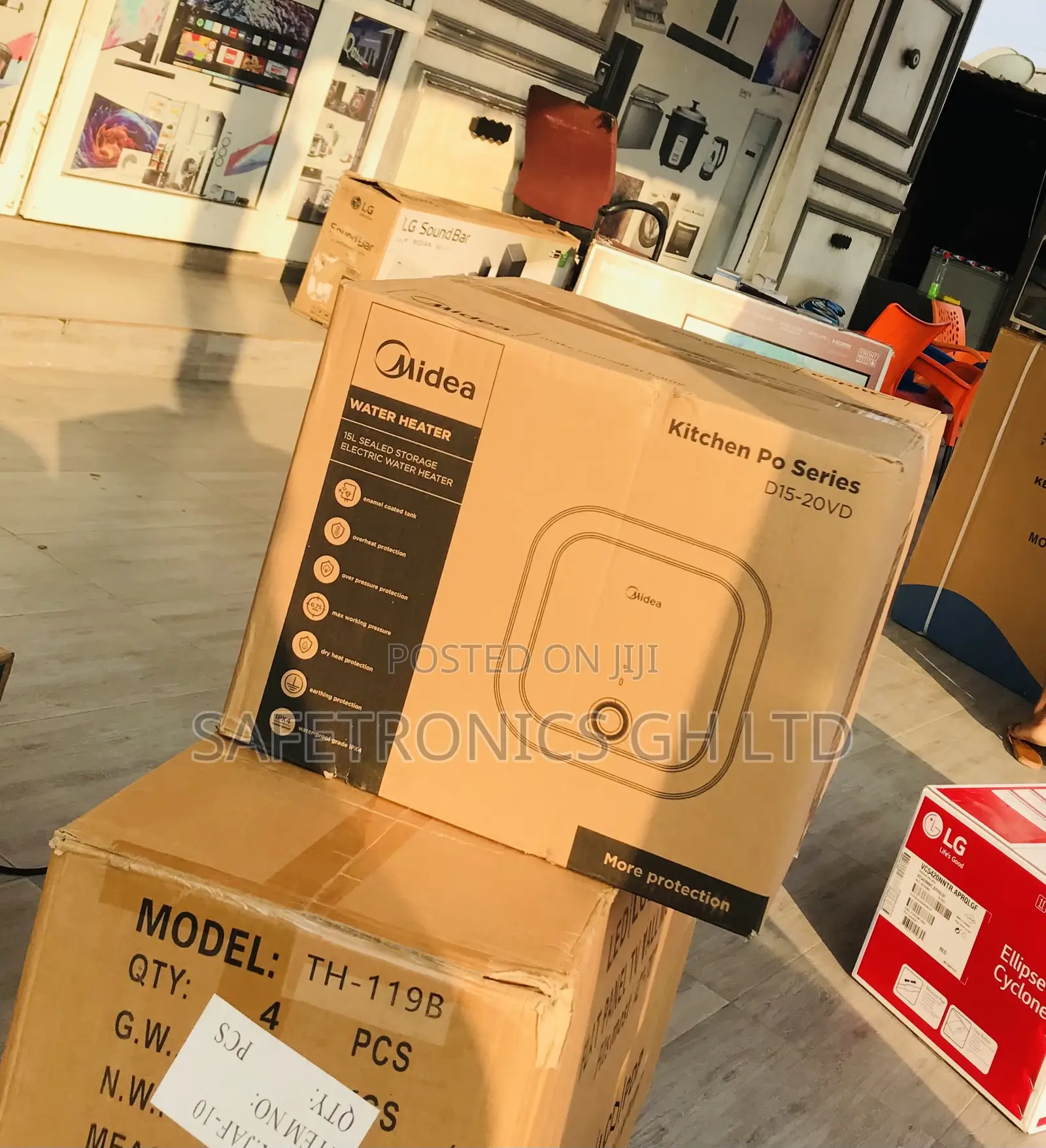 Durable New (White) 15 Liters Midea Water Heater
