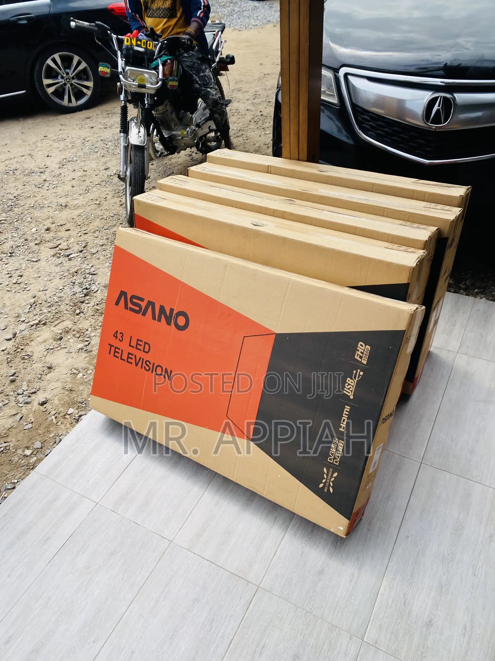 Check Out Quality Asano 43 Inch FHD Satellite Television.