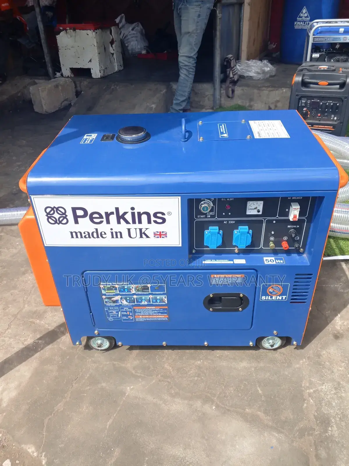 Perkins Electric Powerful Generator With One Year Warranty