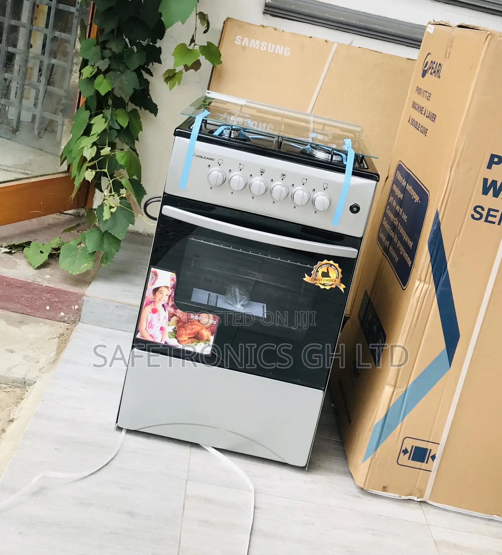 Available Volcano 50by50 4 Gas Oven/Grill Gray 