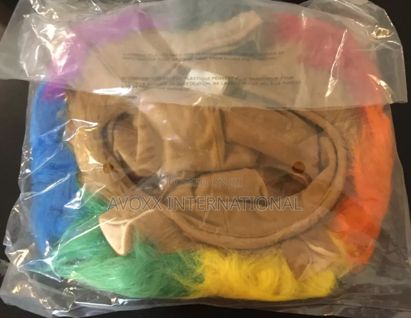 Takepride Lion Rainbow Headwear for Cat Dog Costume Large/Xl