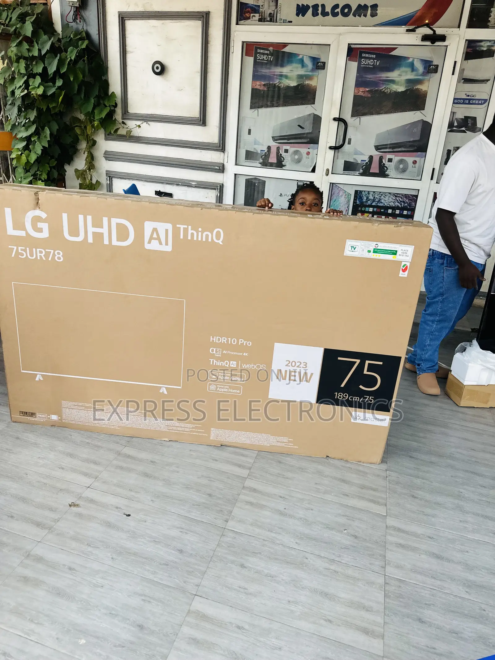 Slim UHD Smart Lg 75”Ur78000