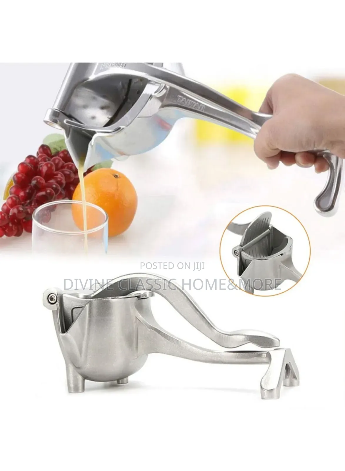 Manual Aluminium Fruit Press Citrus Juicer(Large)