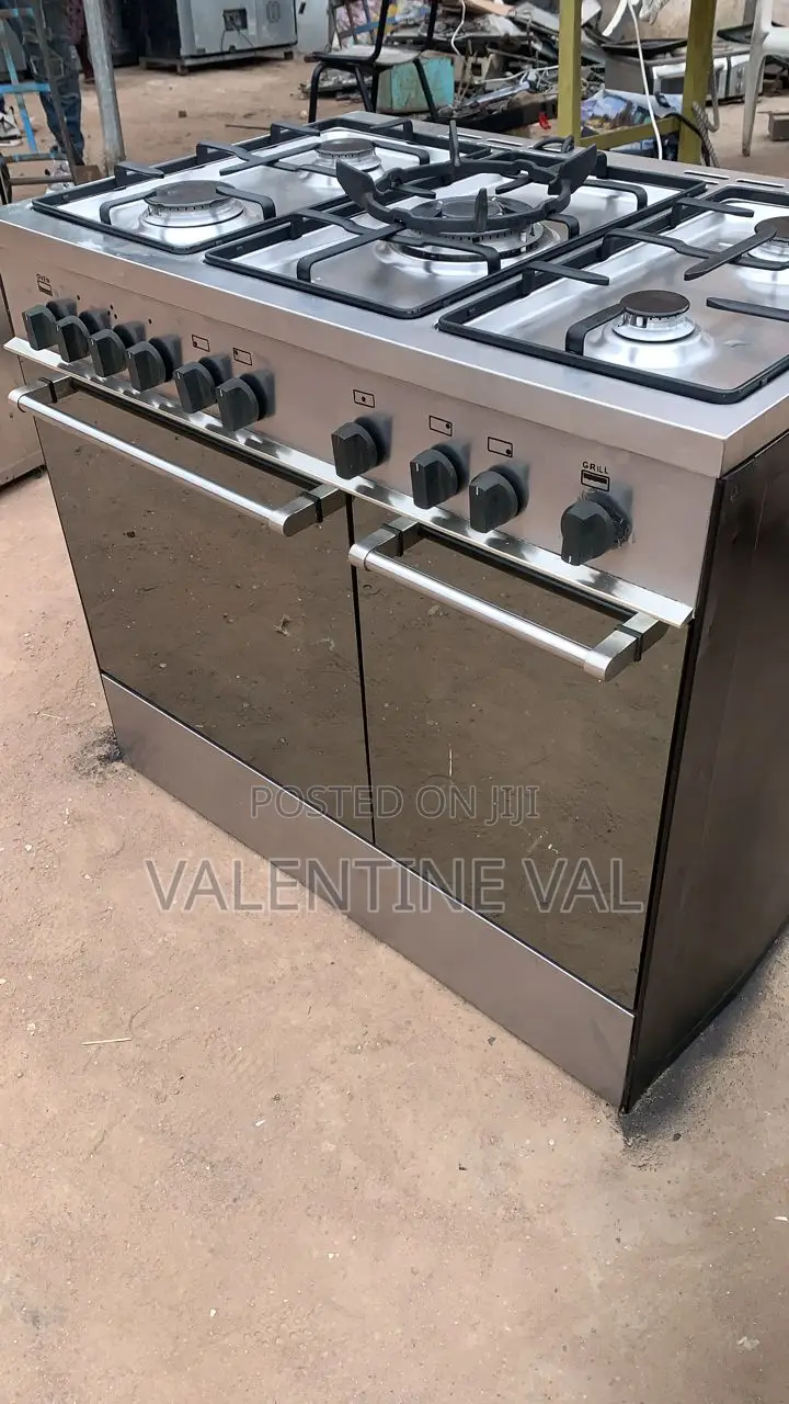 5 Burners Gas Cooking Stainless Stove