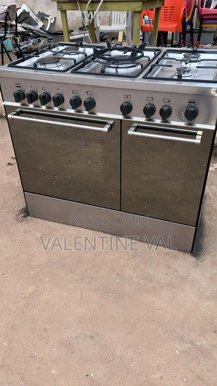 5 Burners Gas Cooking Stainless Stove