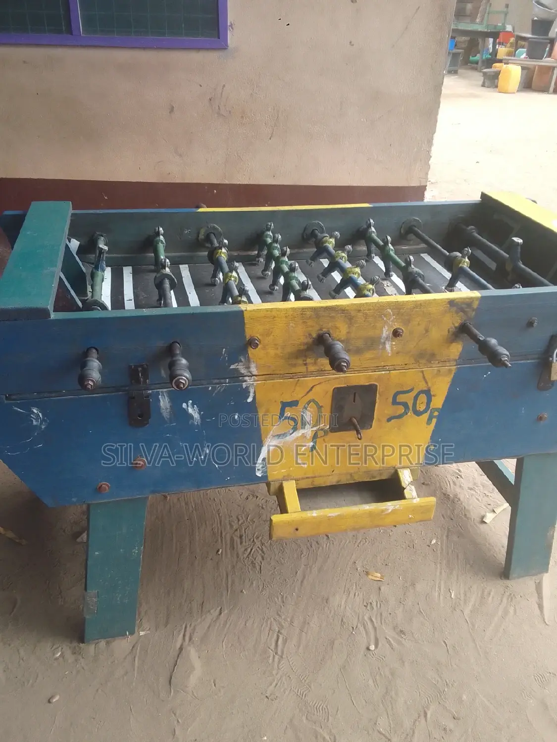 Coin Operated Football Table (Baby Soccer)