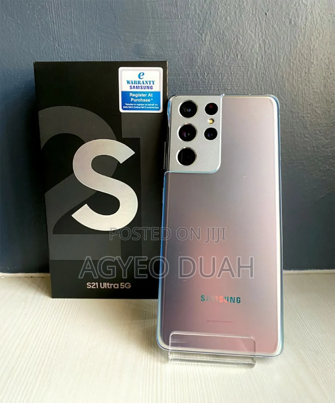 New Samsung Galaxy S21 Ultra 5G 256 GB Silver