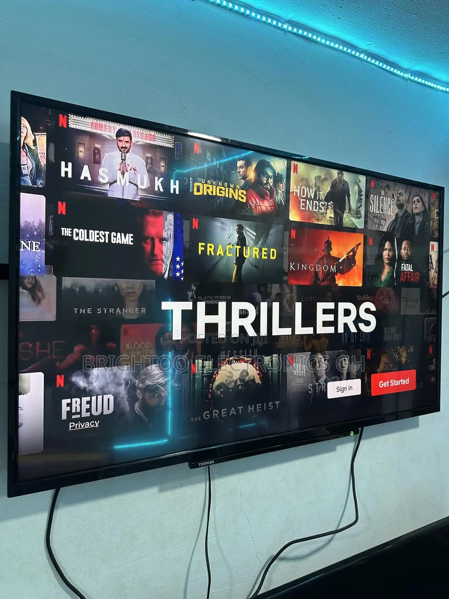 50inches Full Digital Satellite Uhd Led Smart Toshiba Tv