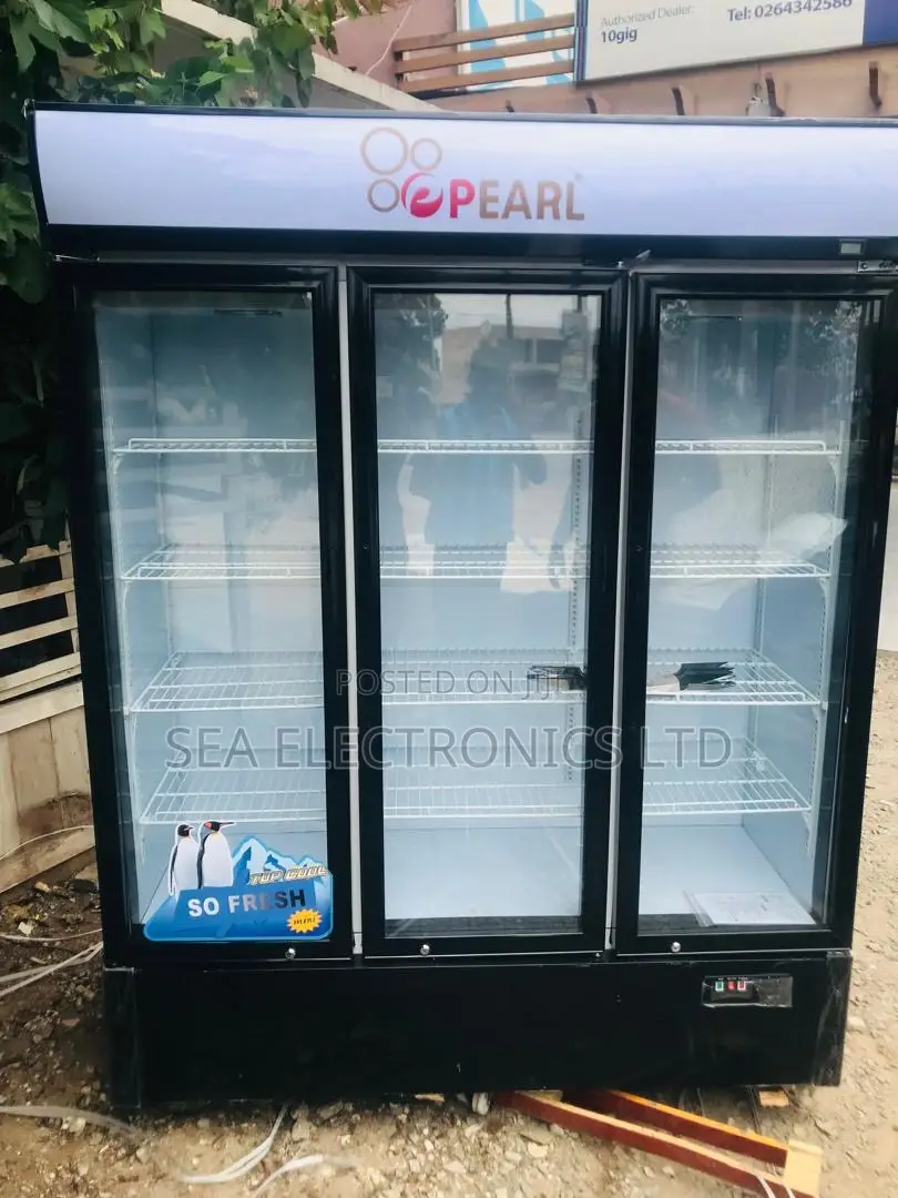 3 Doors Pearl Display Fridge