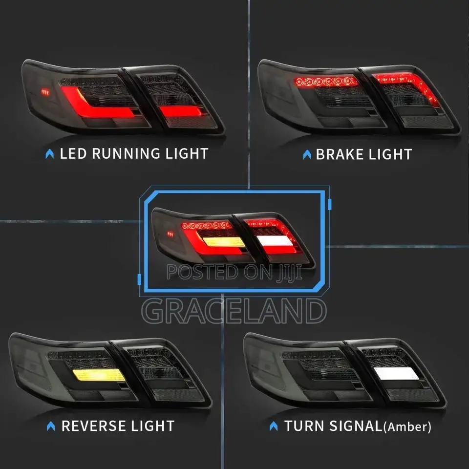 Original LED Tail Lights for Toyota Camry 2007-2011 With 3D