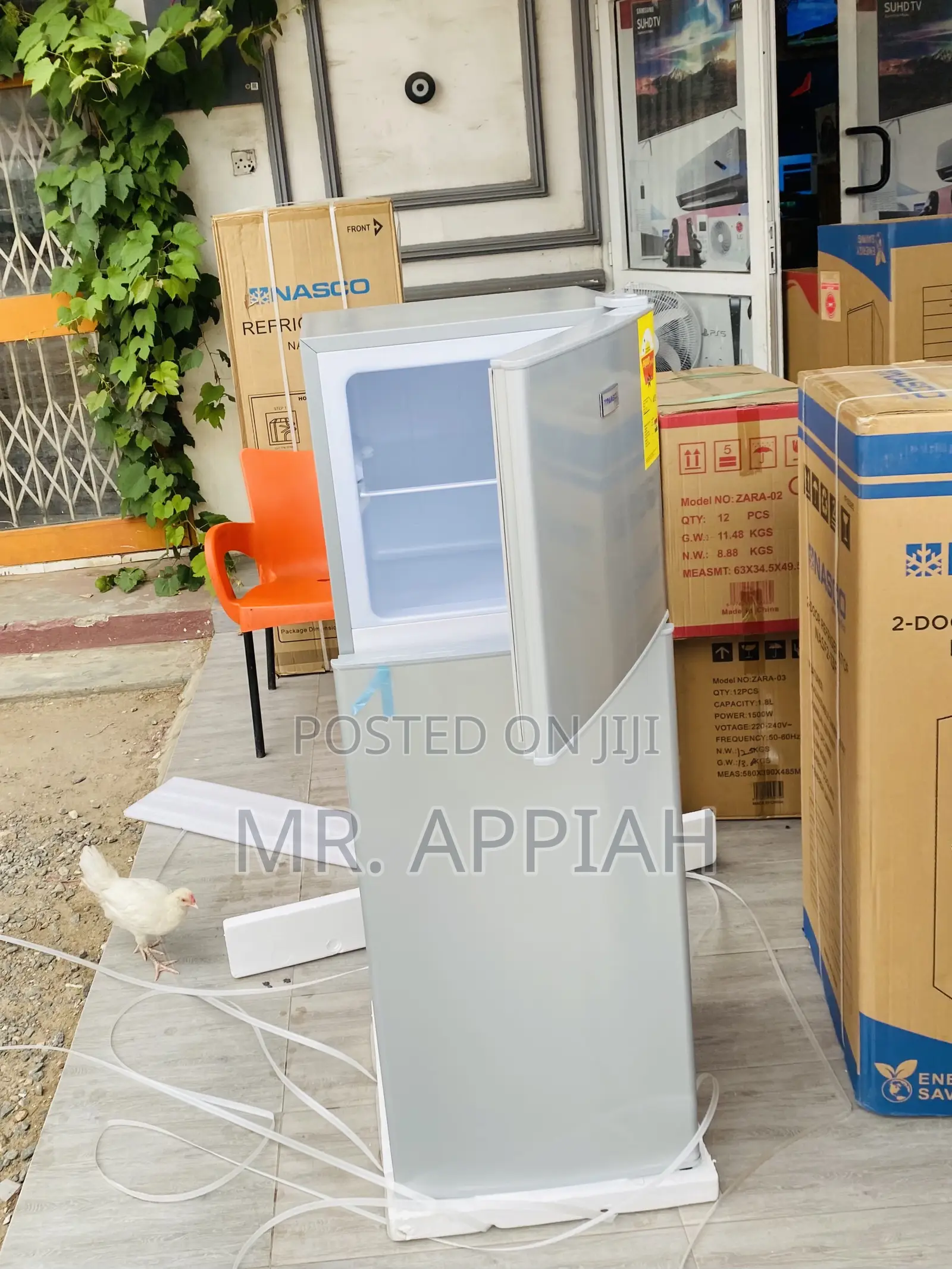 Shop Quality Nasco Nasf2-18fl Double Door Electric Fridge.