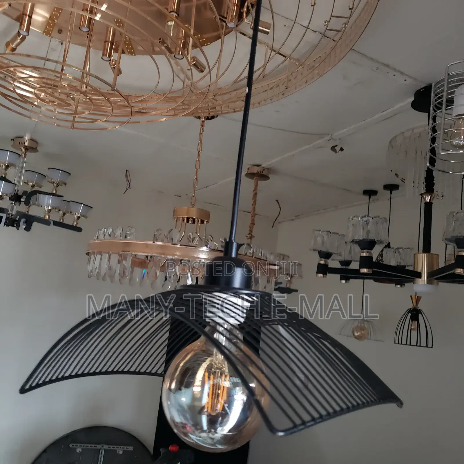 Black Single Pendant/ Hanging Lights