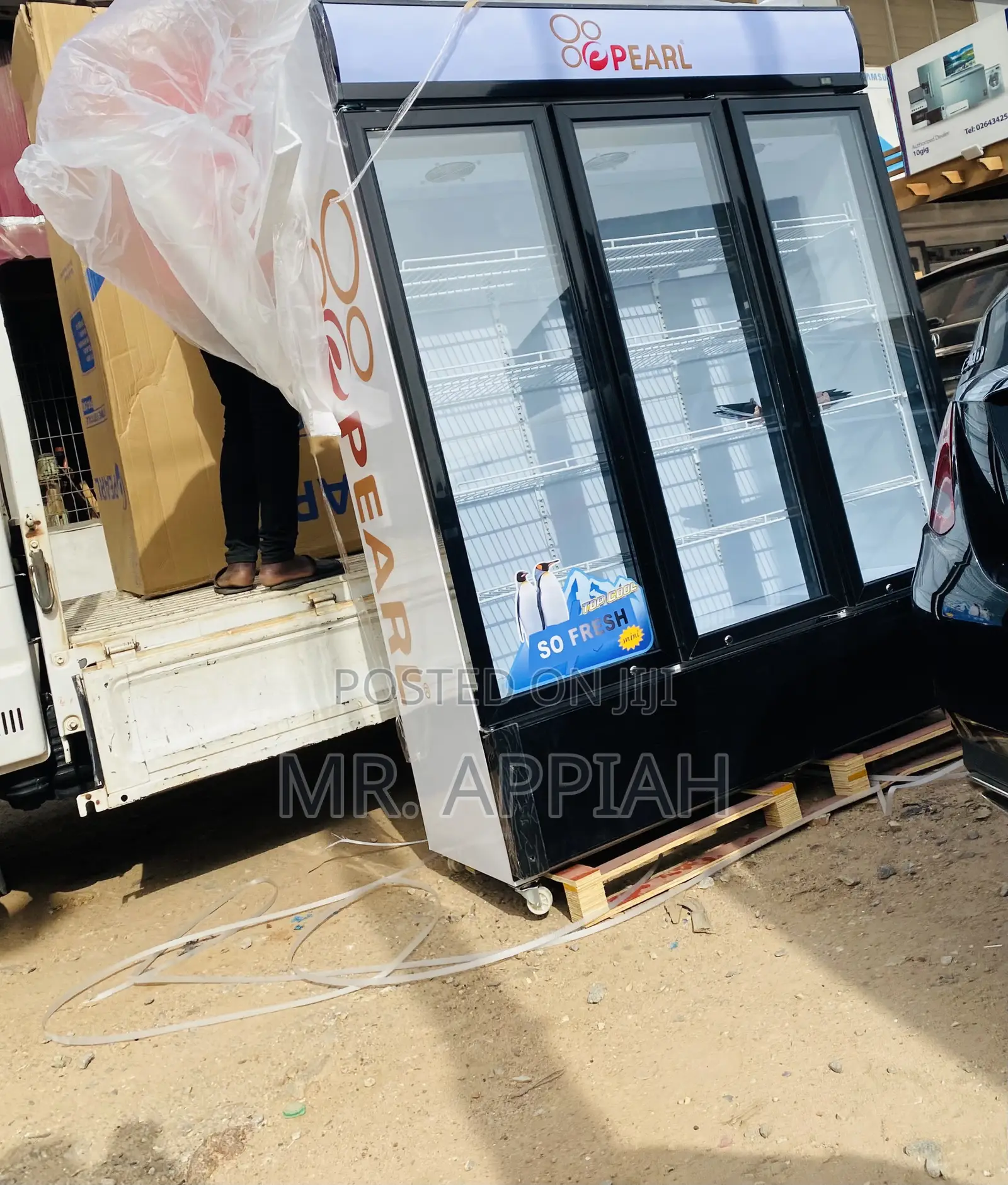 Check Out Authentic Pearl PVC-150 950L Display Fridge.