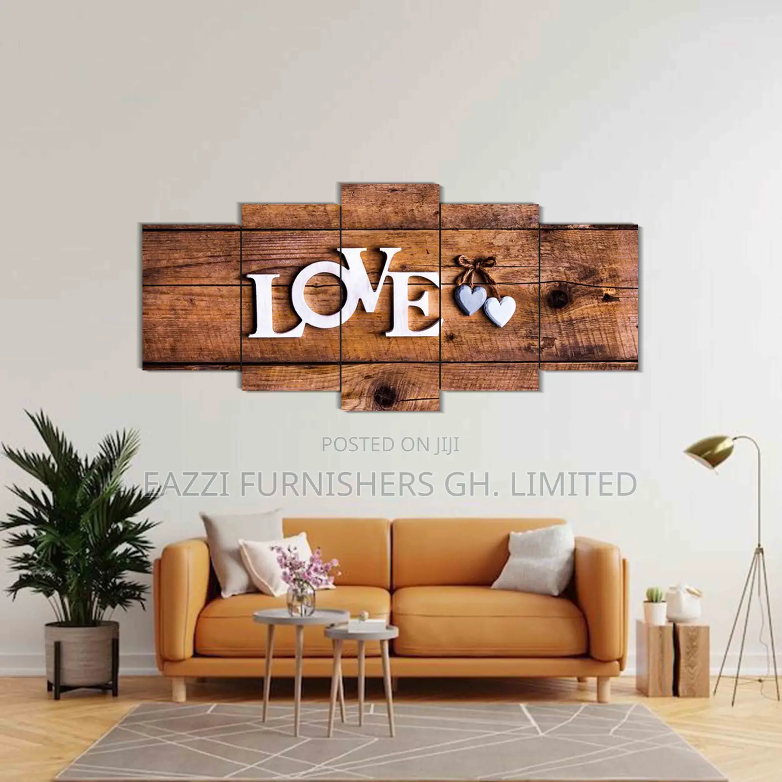 Canvas Wall Arts Decor 5 Panels Frame