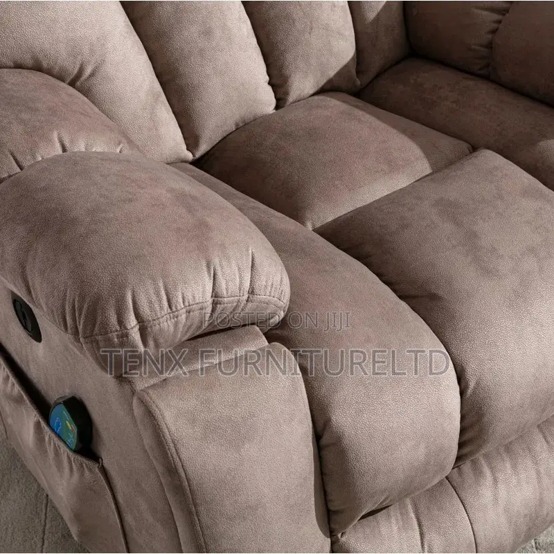 Recliner Sofa (Velvet Fabric) Accent
