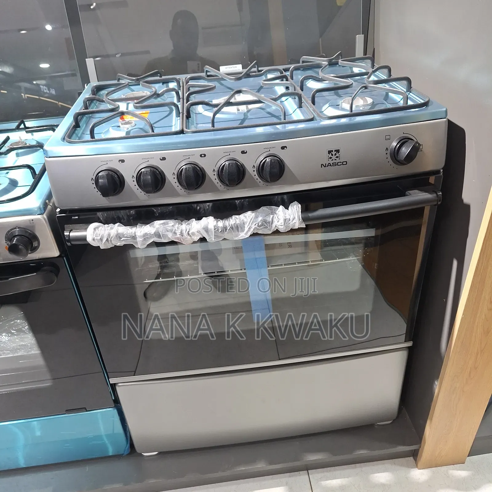 New Nasco 5 Burner Gas Cooker With Oven Grill