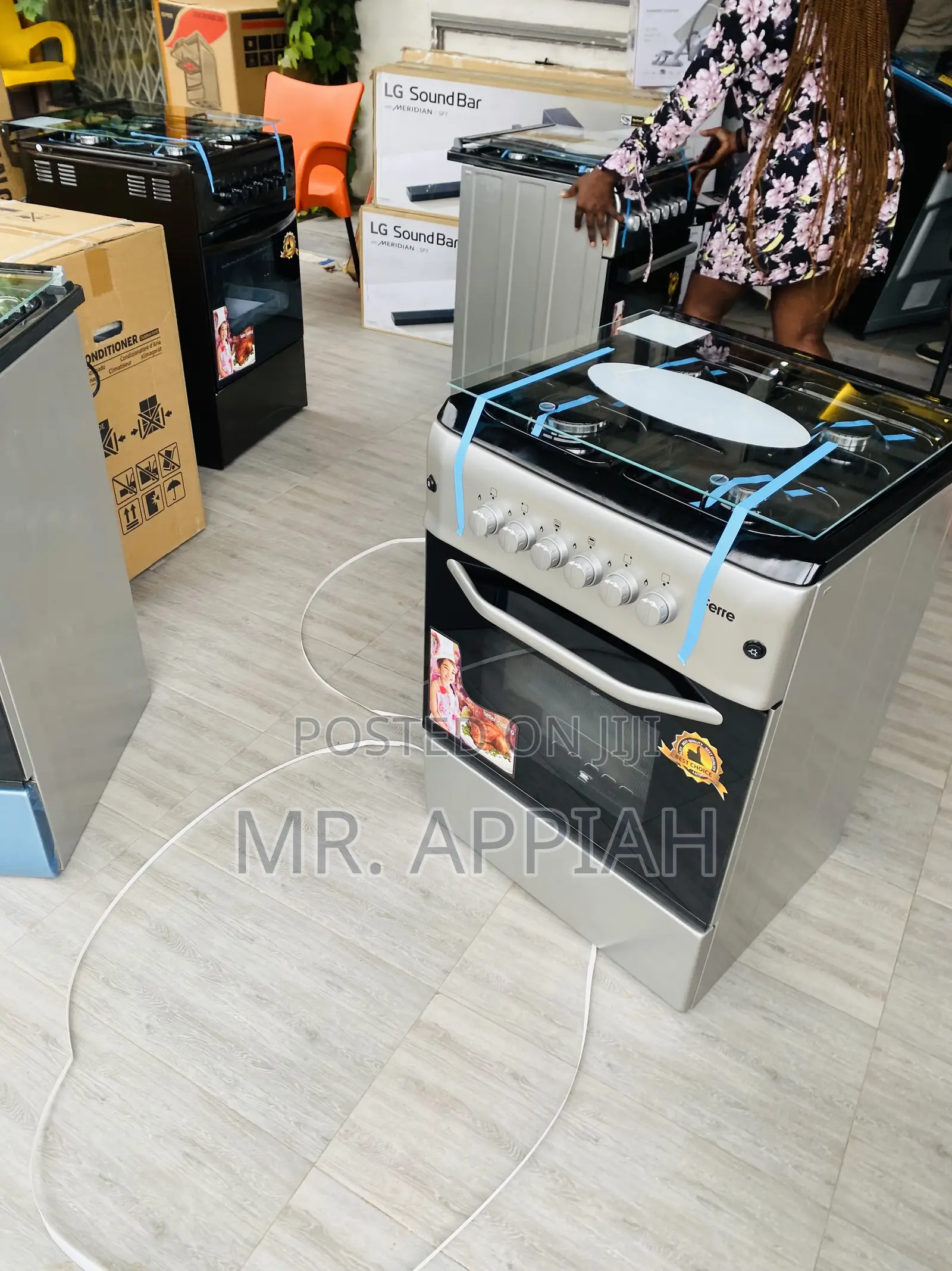 Quality Ferre 60x60(Smart)4 Burner With Oven and Grill.
