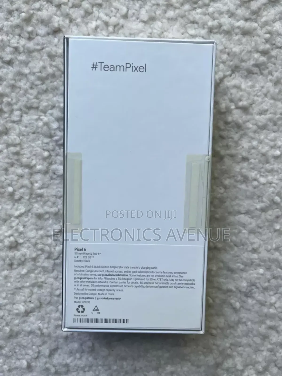 New Google Pixel 6 128 GB Black