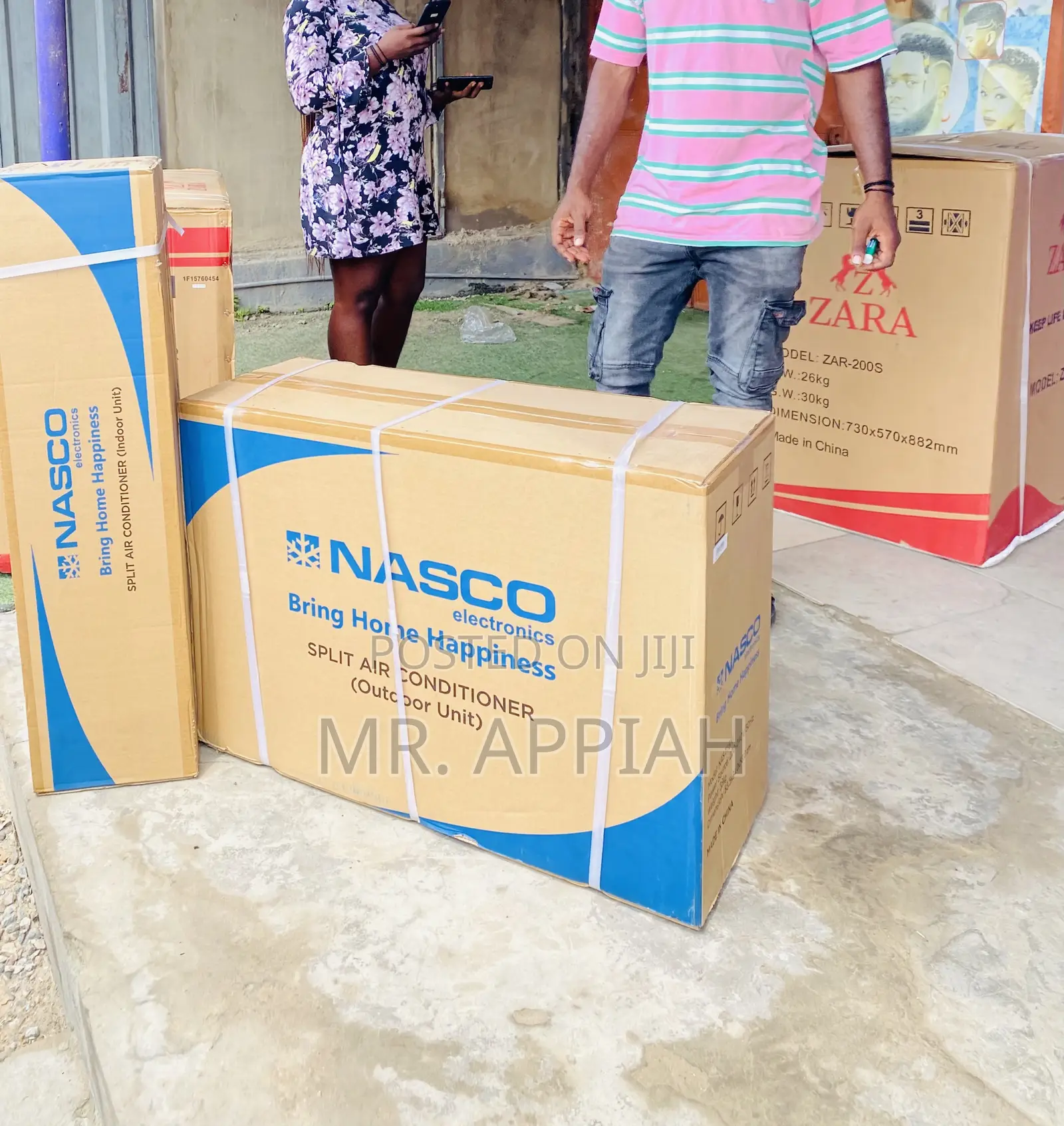 Original Nasco 2.5hp Split Type Non Inverter Ac(White).