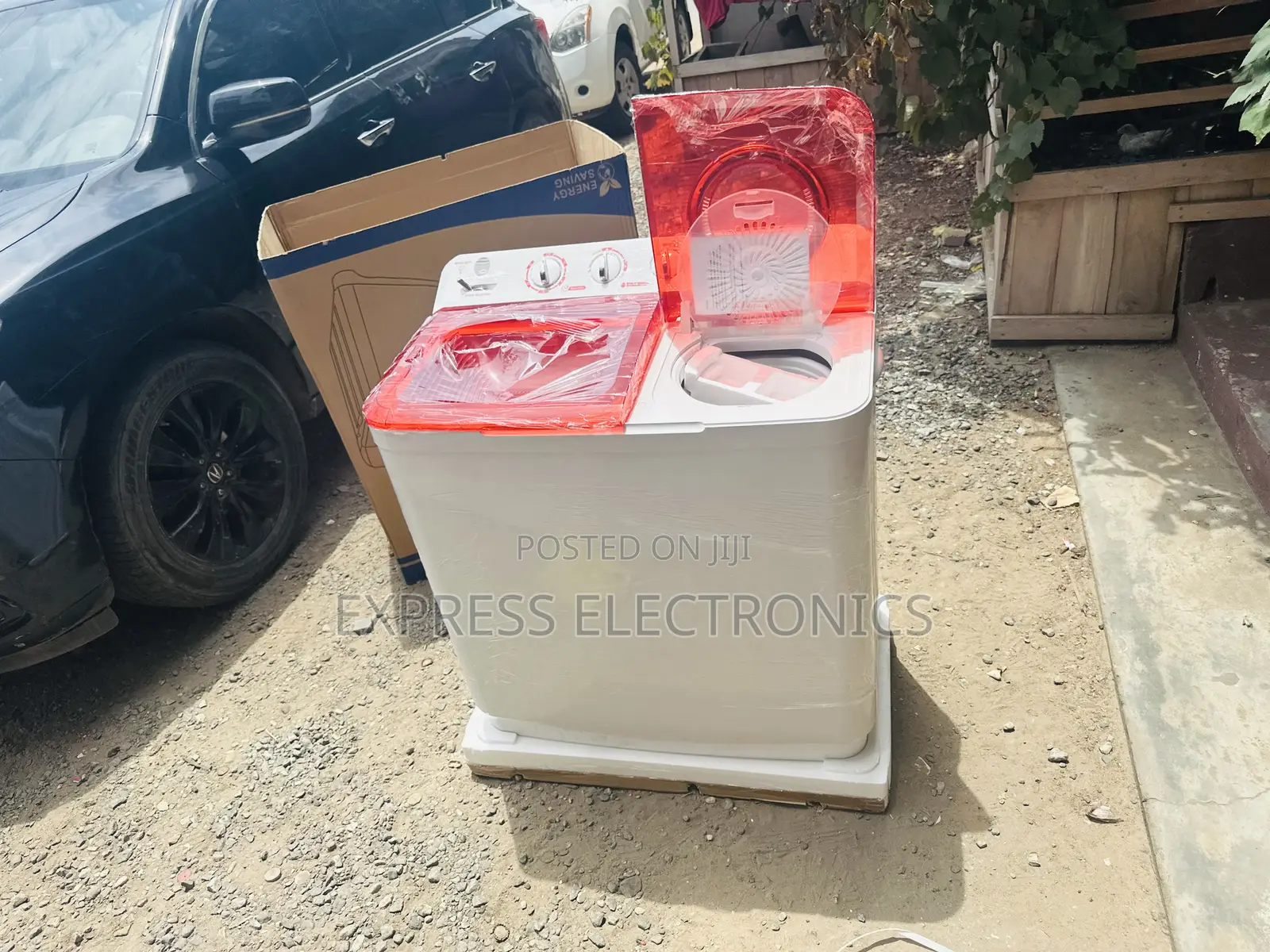 Sleek White Washing Machine 11kg Nasco