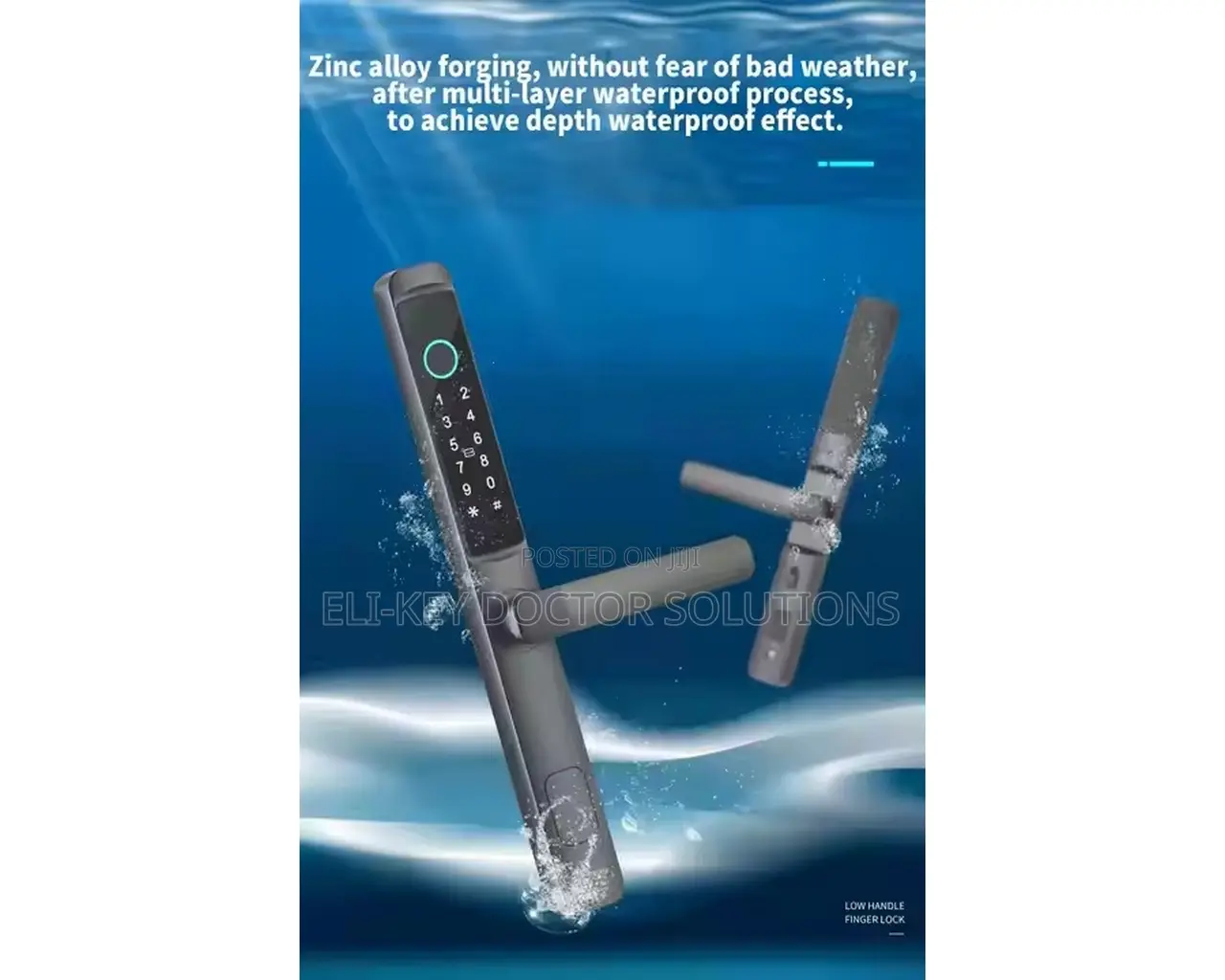Waterproof Smart Door Lock - Fingerprint, Ttlock App