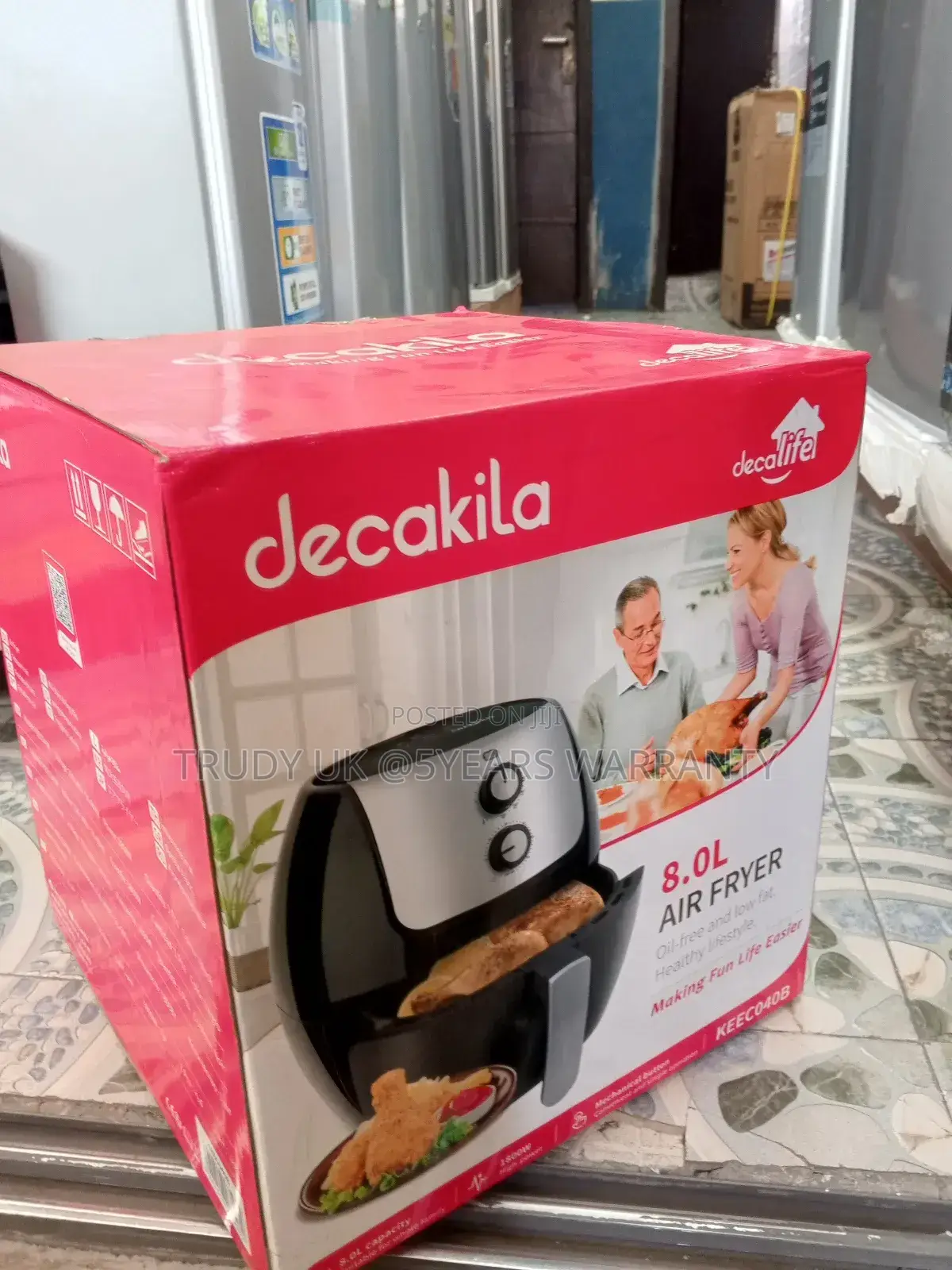 Great New 8liters Decakila Air Fryer 1800watts