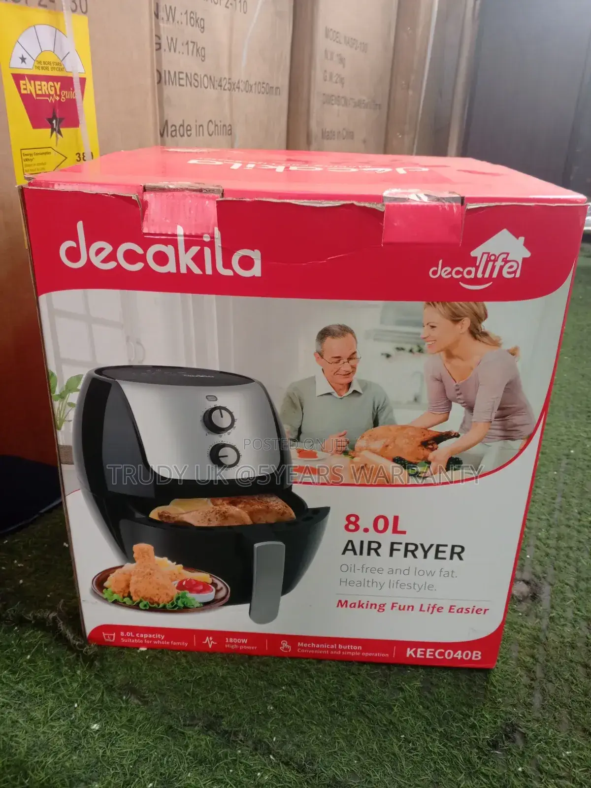 Brand New Decakila Air Fryer 1800watts