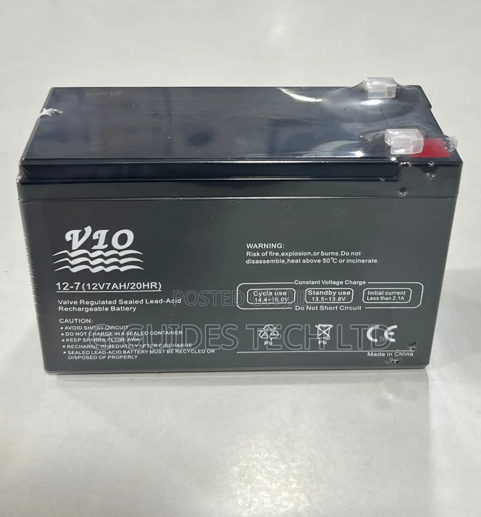 Vio 12v 7ah Ups Battery, 12v 7ah Sealed Lead-acid Battery