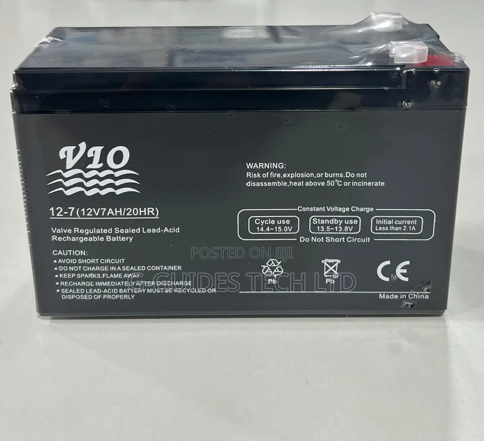 Vio 12v 7ah Ups Battery, 12v 7ah Sealed Lead-acid Battery