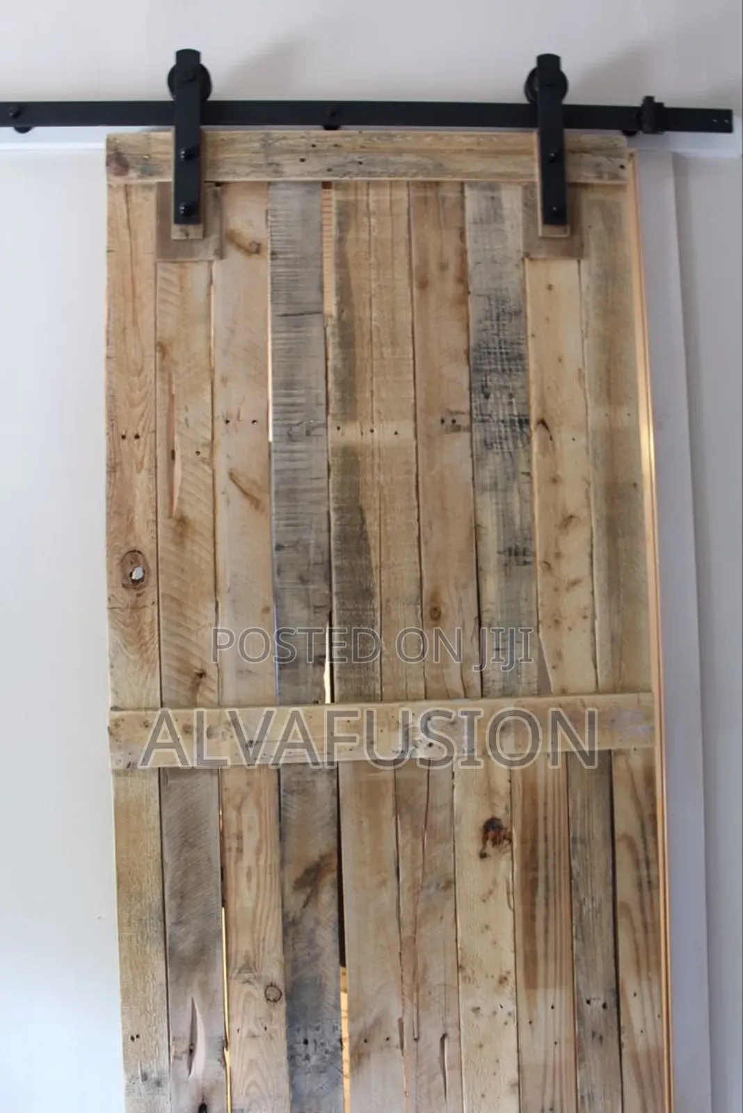 6.6 FT Sliding Barn Door Roller Rail Hardware