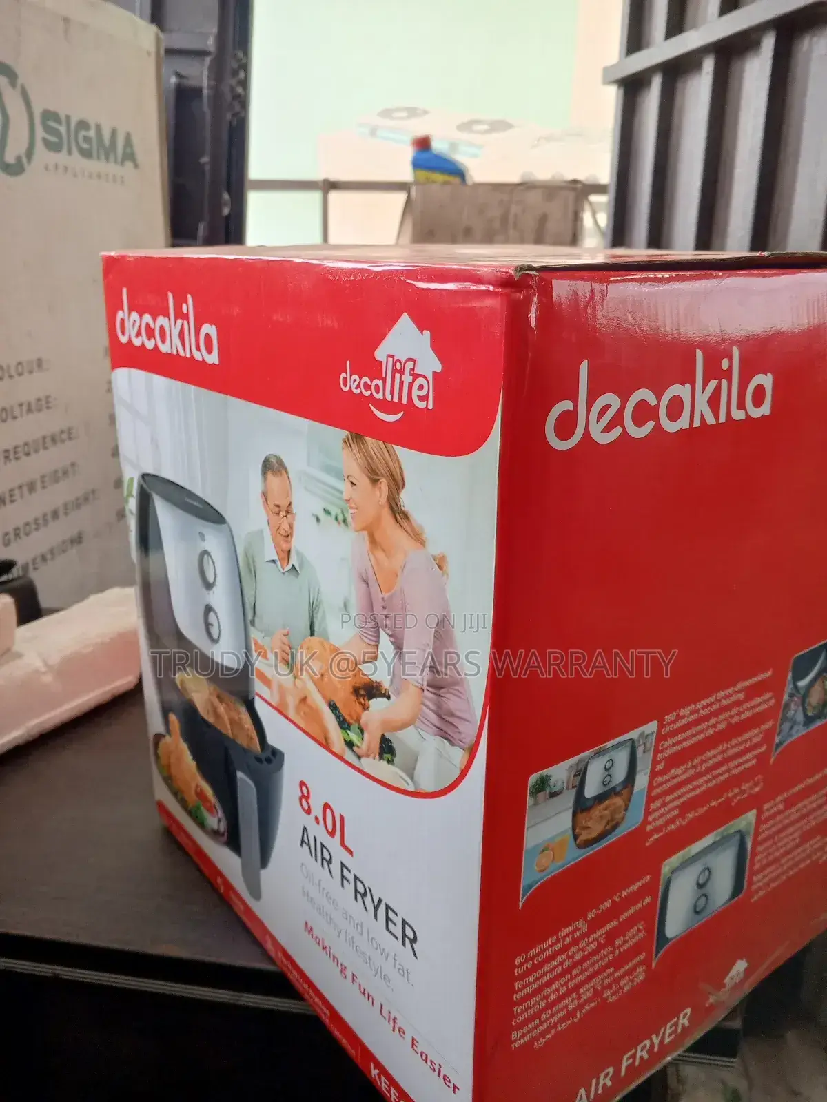 Decakila Air Fryer 8liters