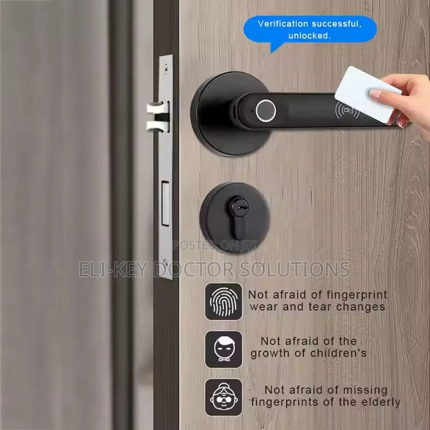 Split Handle Smart Door Lock for Apartments, Hotels, Office