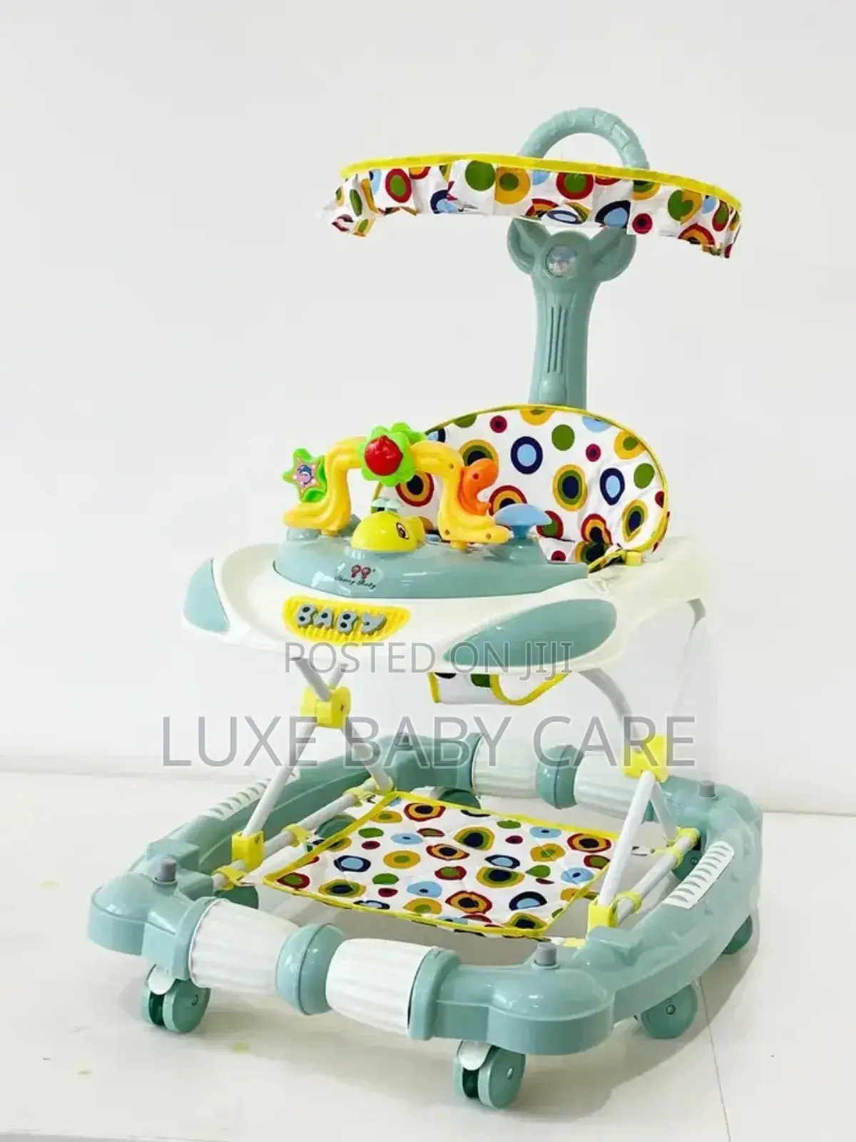 4 in 1 Baby Walker, With Removable Footrest, Feeding Tray