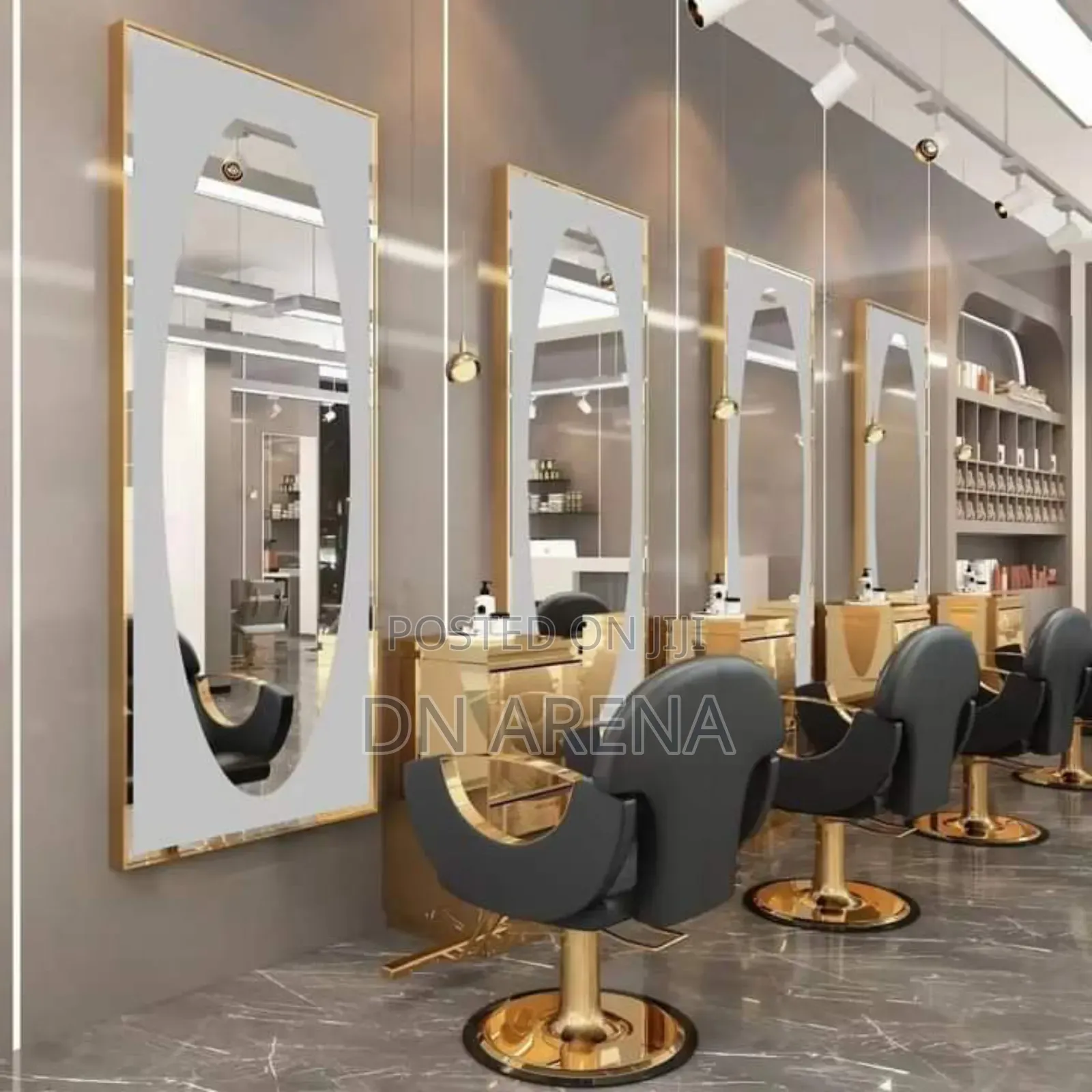 Led Full Body Wall Mount Mirror for Barbering Saloon