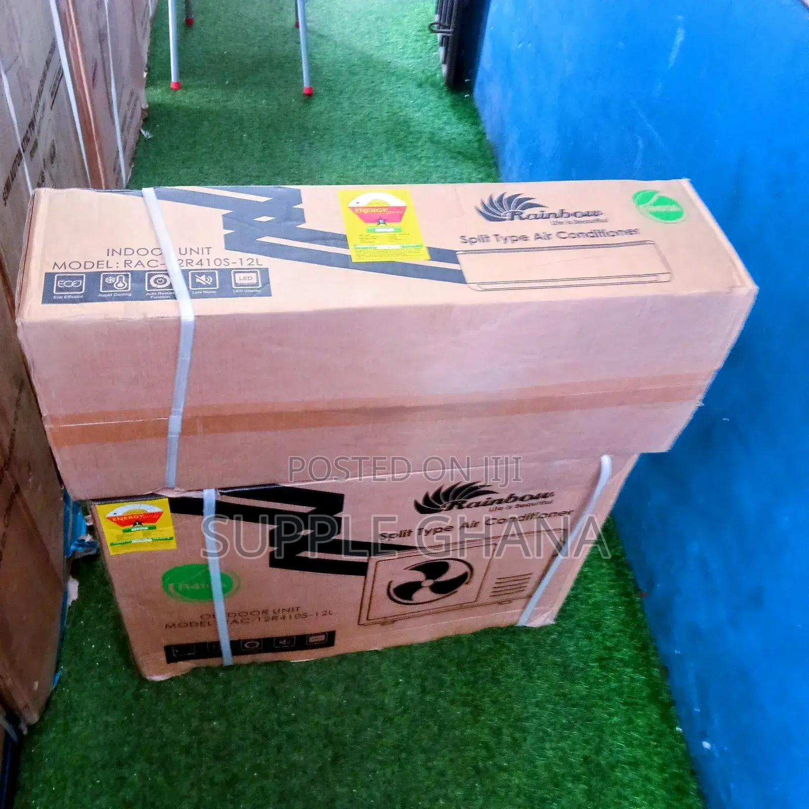 Low Noise Rainbow Air Conditioner 1.5hp Split Type Proper AC