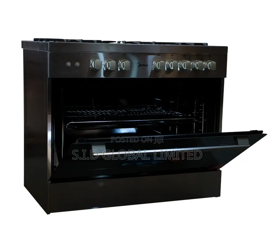 Authentic Midea 5 Burner Gas Cooker With Oven (VESTA-P48C)