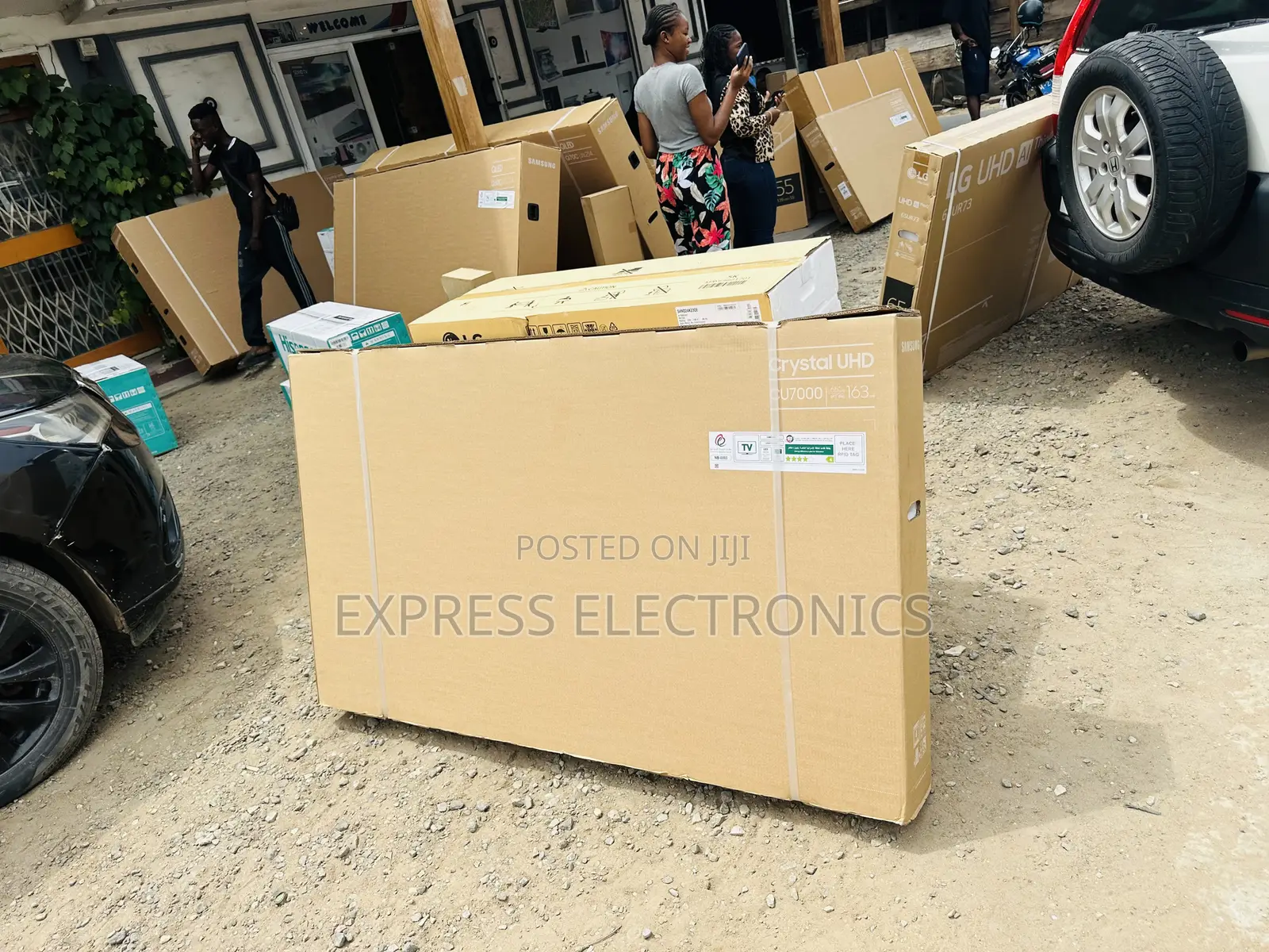 Get a New Slim Black UHD Smart Samsung 65”Cu8000