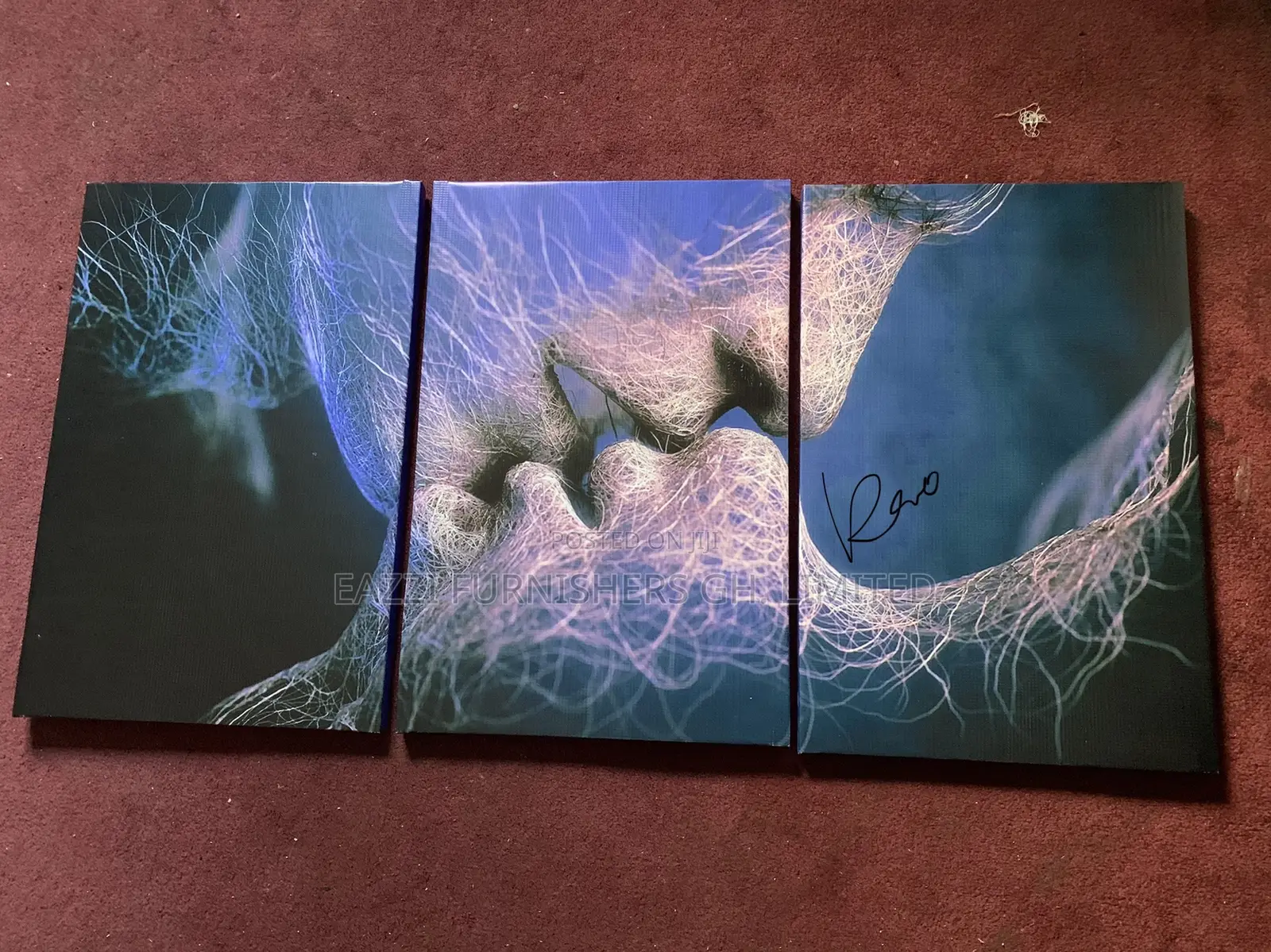 3 Set Panels Wall Arts Photo Canvas Frame