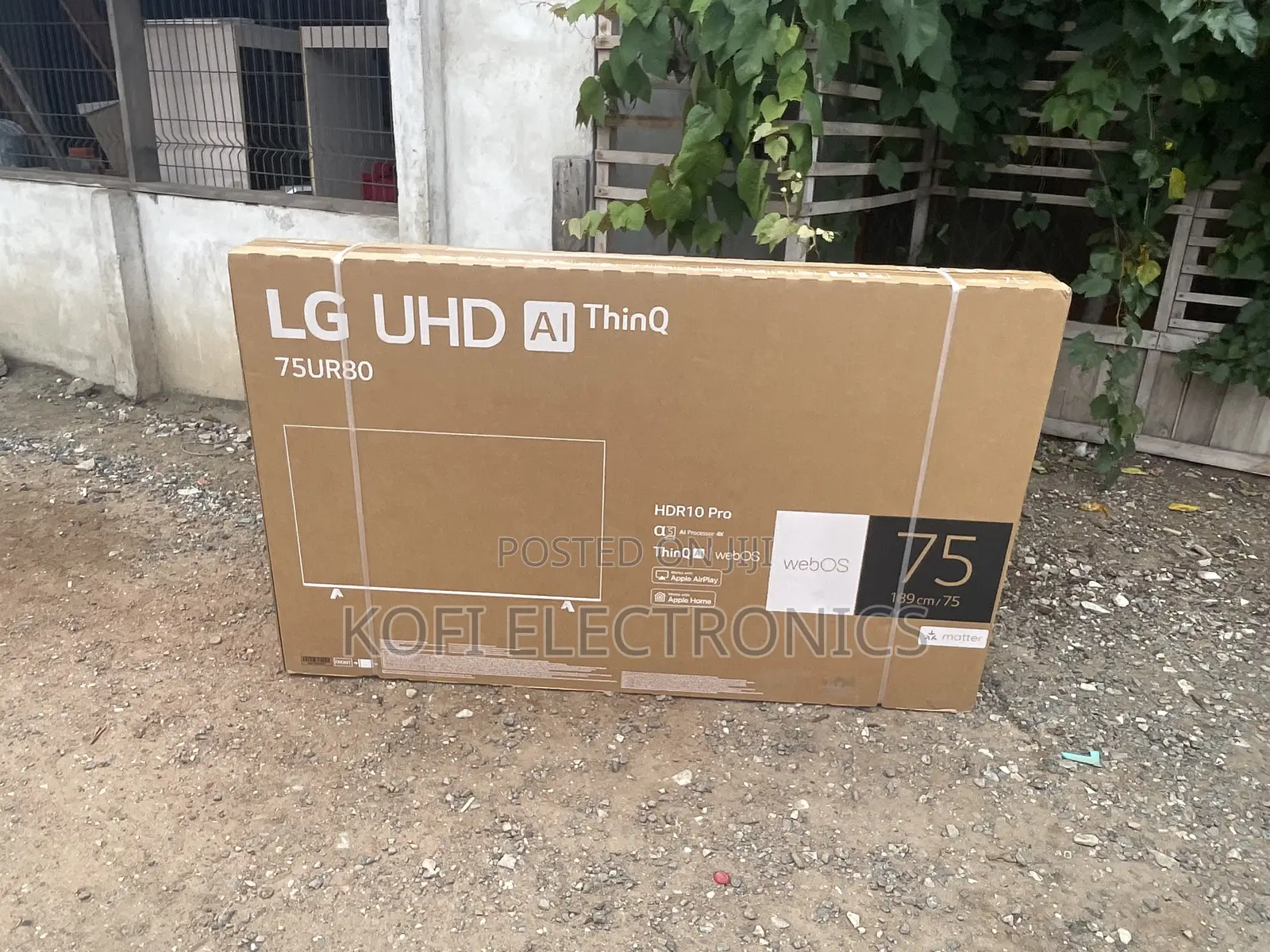 An Ai Sound LG 75ur78003lk Ultra HD LED Smart Tv, Webos
