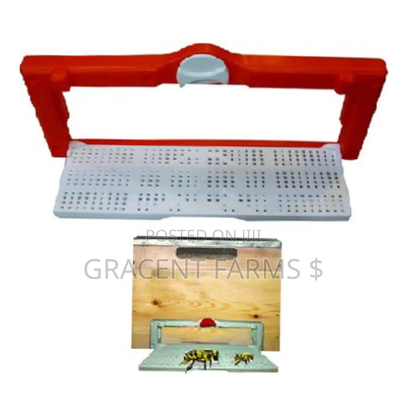 Bee Flight Board With Adjustable Bee Entry/Exit Control