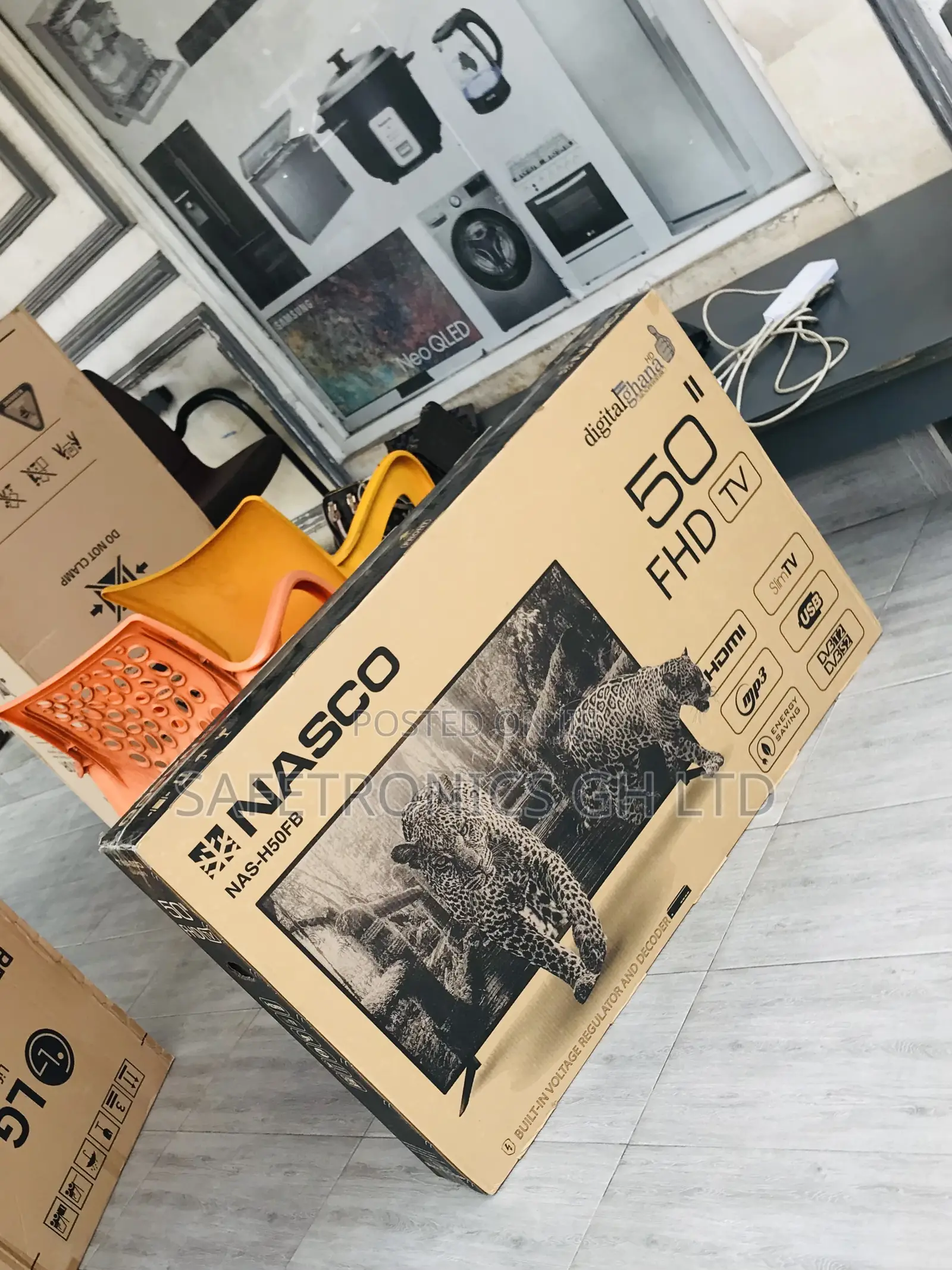Digital 50 Inch 🥺 Satellite Le Black Tv 😎