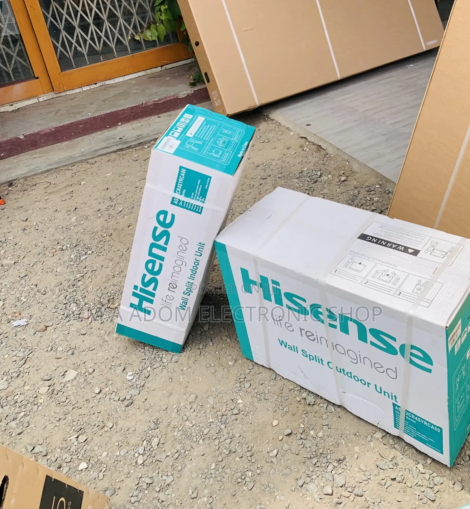 Fresh in Box Hisence 2.5hp R410 Gas Split Ac(White).