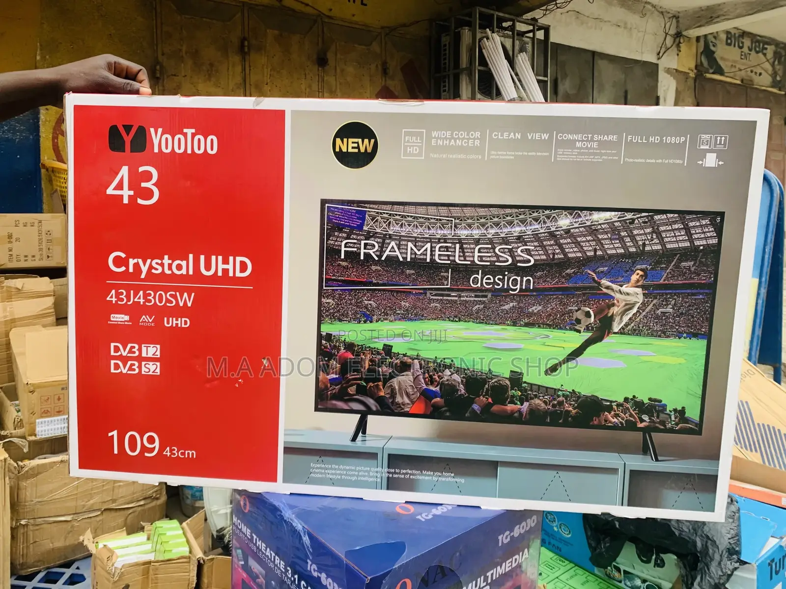 Energy Sufficient Yootoo 43 Inch Crystal Uhd Television 