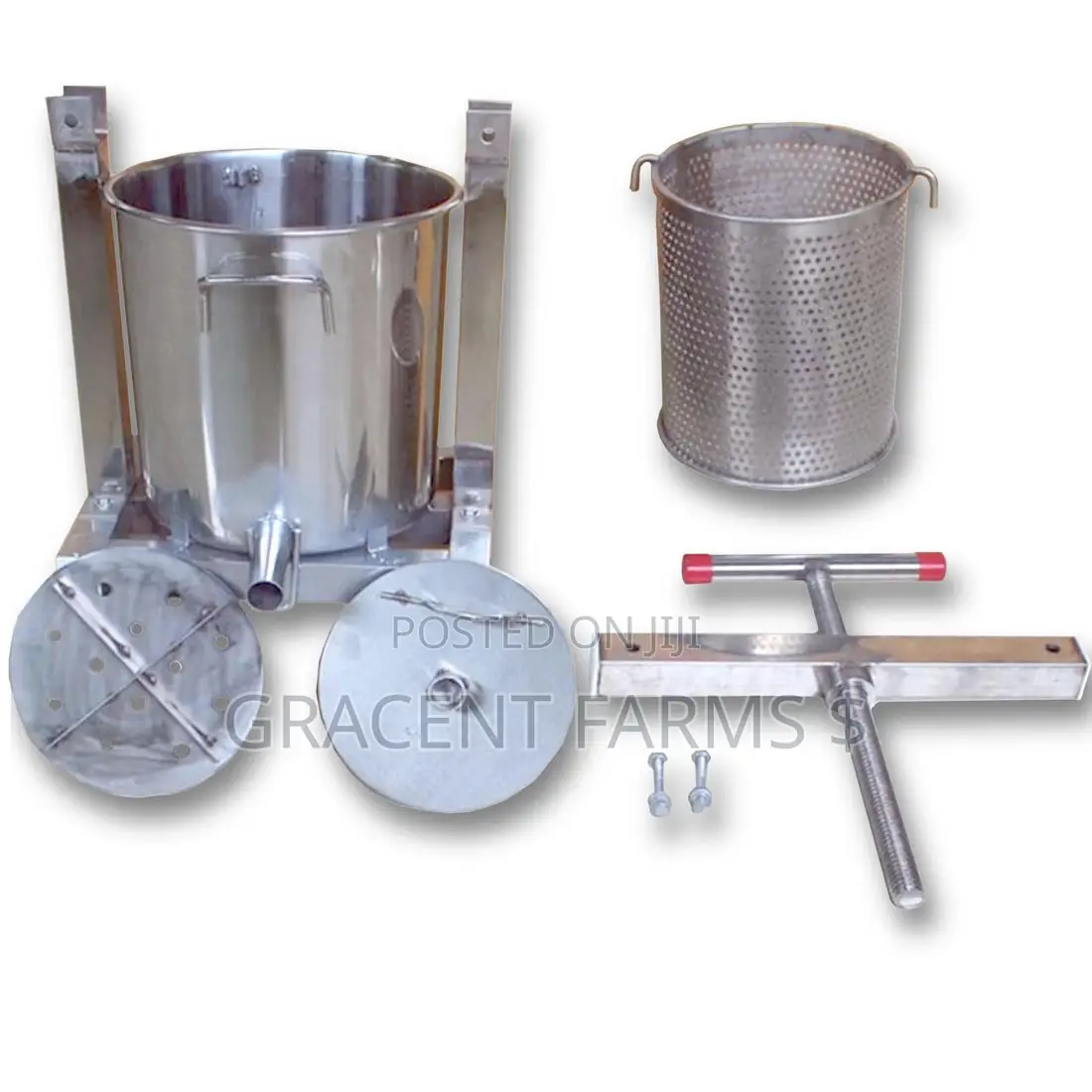 Food Grade Stainless Steel Honey Press / Extractor