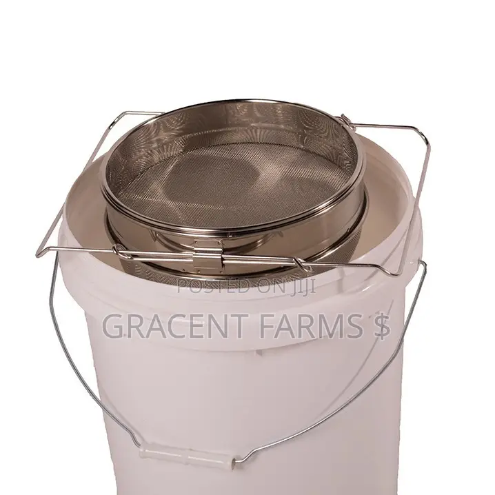 Stainless Steel Double Sieve Honey Strainer