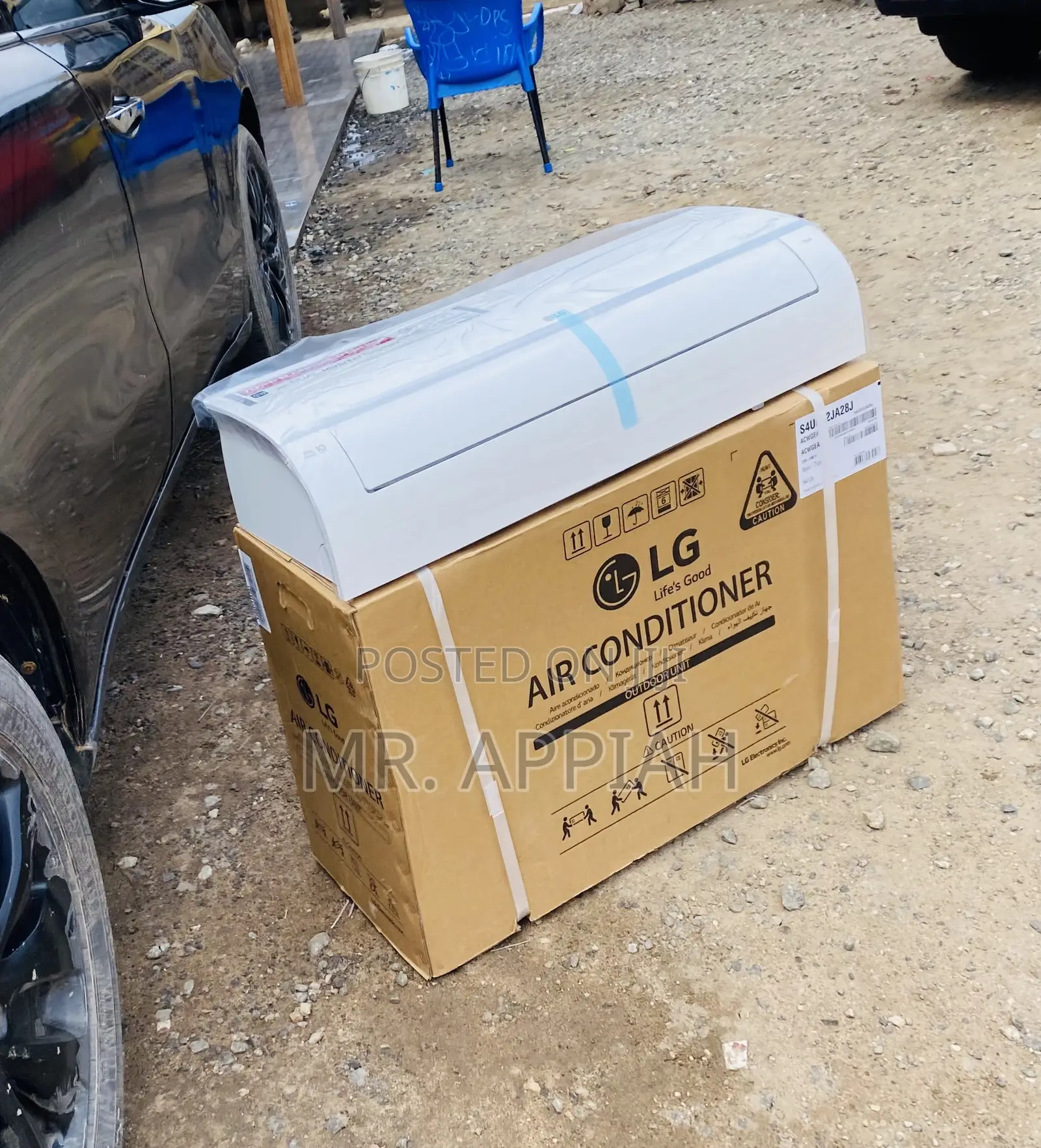 Sealed in Box LG S12ATC 1.5hp Split Type Ac(White).
