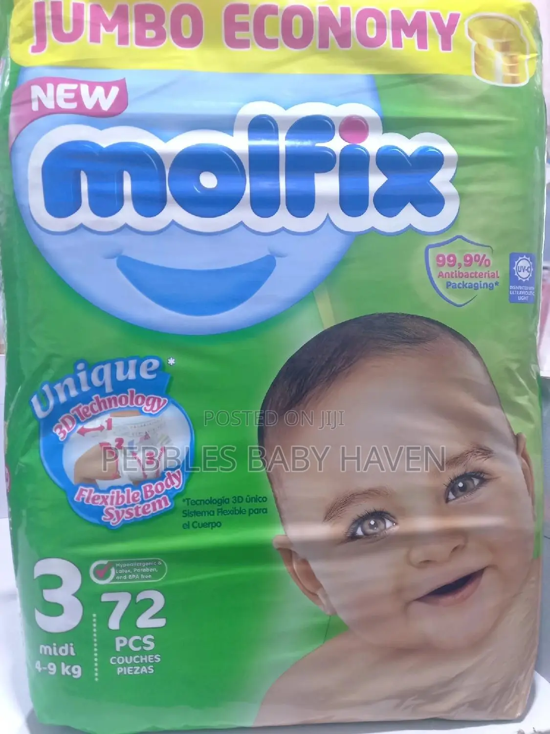 Molfix Baby Diapers Size 3