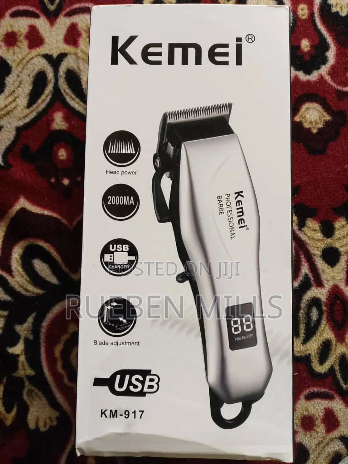 Fade Blade Kemei Km-917 Barbering Shop Hair Clipper Machine
